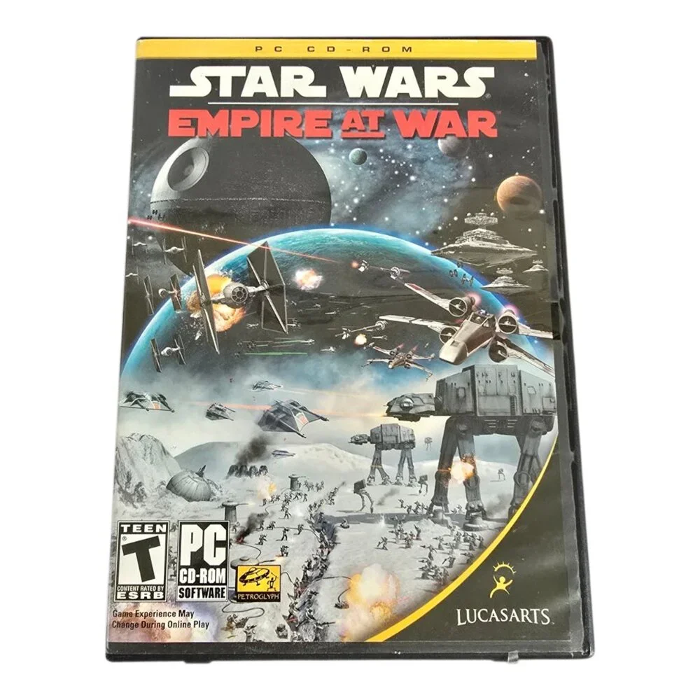 Star Wars: Empire at War (PC, 2006) 2 Disc Set CIB Complete!